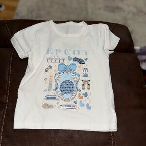 Disney Epcot shirt White and Blue Kids Shirt